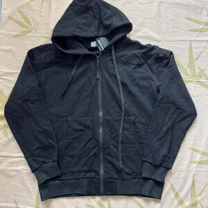 Stone Island Zip Hoodie Black